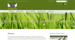 Desktop Screenshot of business-biodiversity.eu